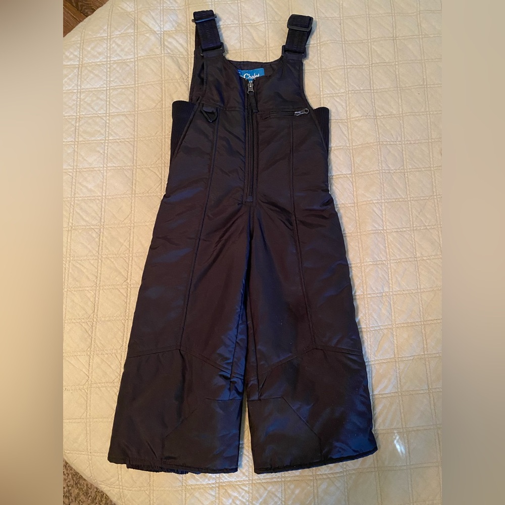 Chalet Midnight Black Snow Bib T3